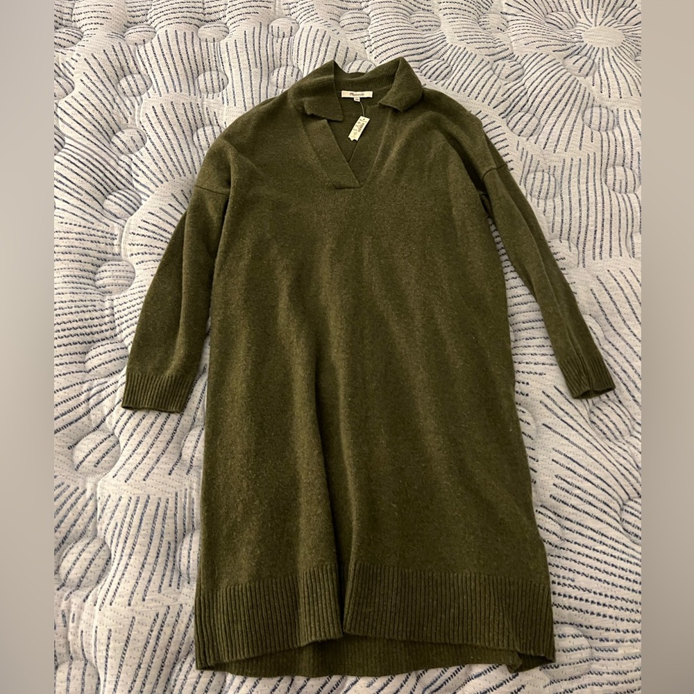 madewell sweater dress never worn